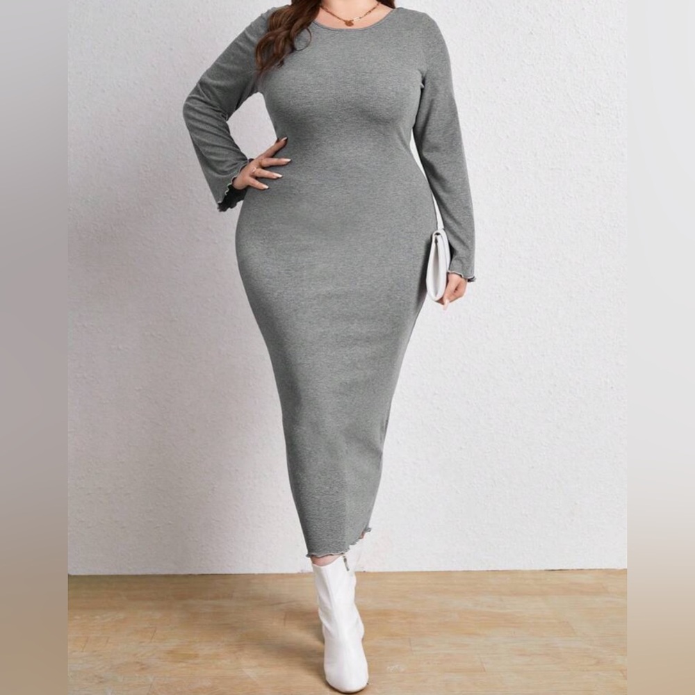 Beautiful bell sleeve dress thick fabric size 12
